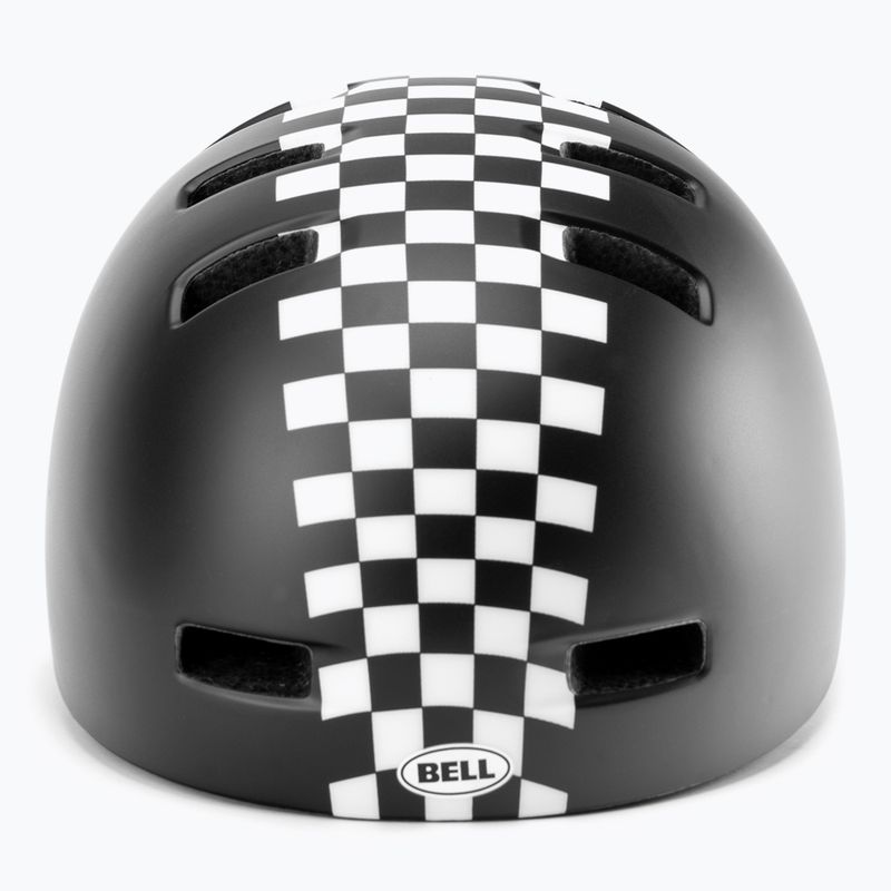 Kask rowerowy dziecięcy Bell Lil Ripper checkers matte black/white 2