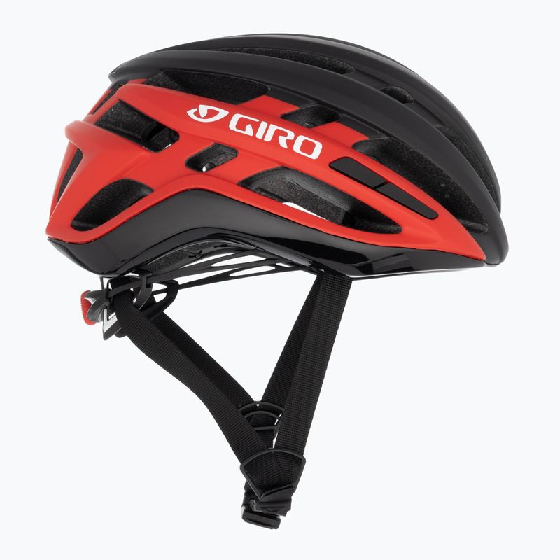 Kask rowerowy Giro Agilis matte black bright red 4