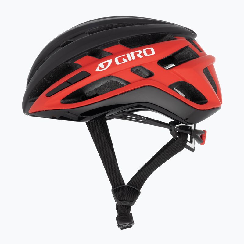 Kask rowerowy Giro Agilis matte black bright red 5