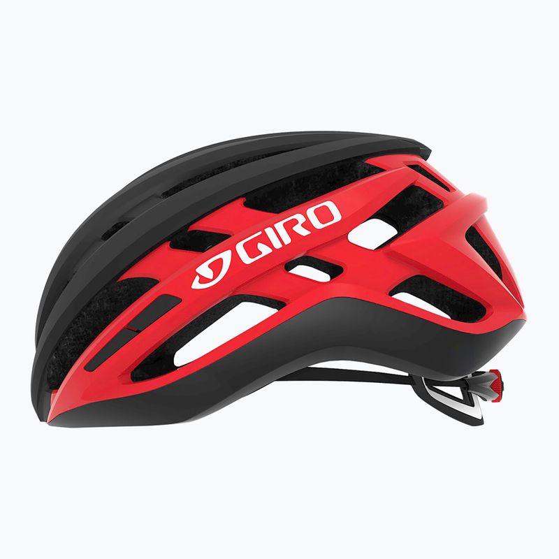 Kask rowerowy Giro Agilis Integrated MIPS matte black/bright red 2