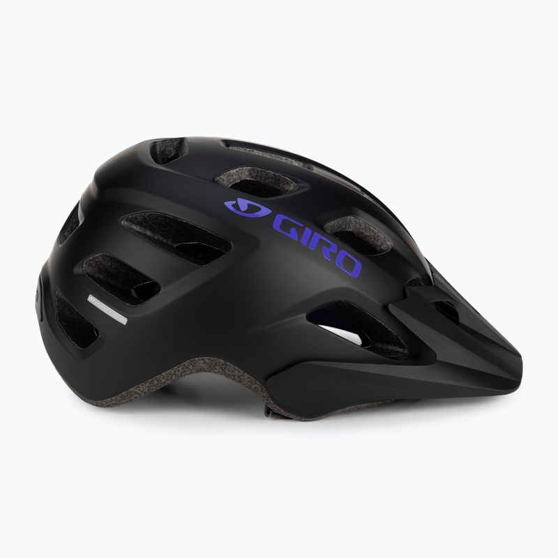 Kask rowerowy Giro Verce W matte black/electric purple 3