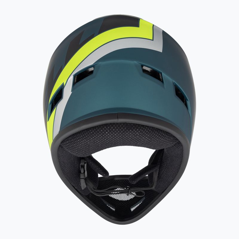 Kask rowerowy Bell Sanction matte blue/hi-viz 3