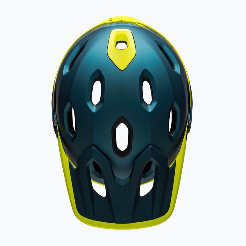 Kask rowerowy Bell FF Super DH MIPS Spherical matte gloss blue/hiviz 5