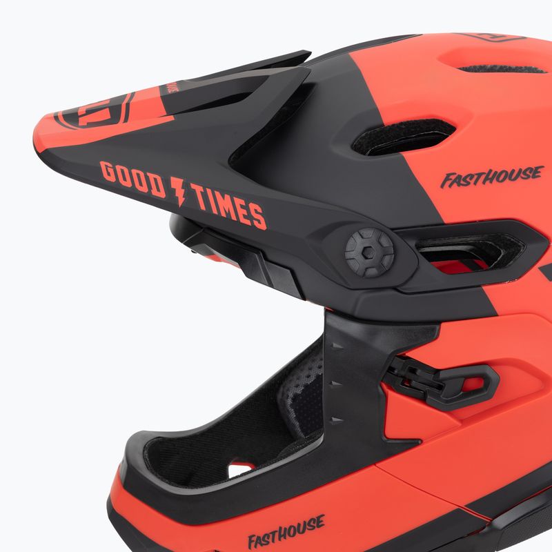 Kask rowerowy Bell FF Super DH MIPS Spherical fasthouse matte gloss red/black 7