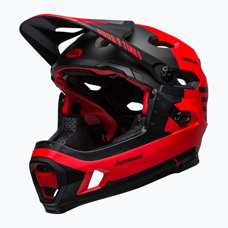 Kask rowerowy Bell FF Super DH MIPS Spherical fasthouse matte gloss red/black