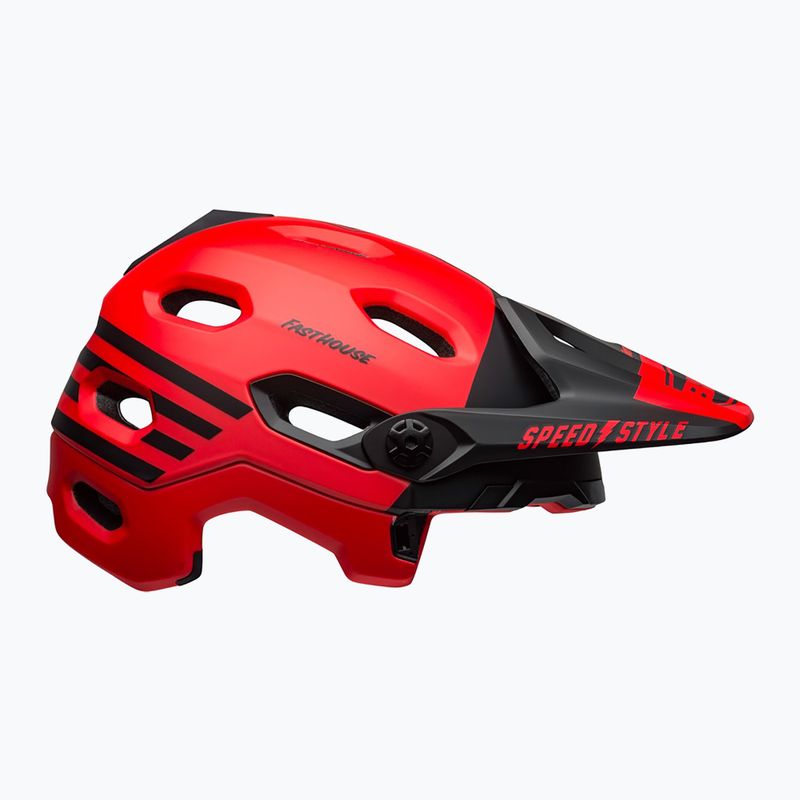 Kask rowerowy Bell FF Super DH MIPS Spherical fasthouse matte gloss red/black 3