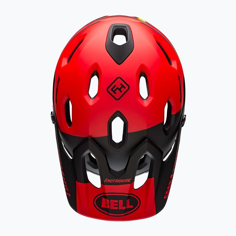 Kask rowerowy Bell FF Super DH MIPS Spherical fasthouse matte gloss red/black 5