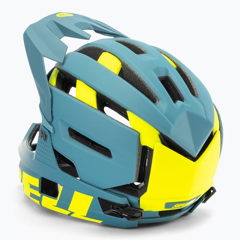 Kask rowerowy Bell FF Super Air R MIPS Spherical matte gloss blue hi-viz 4