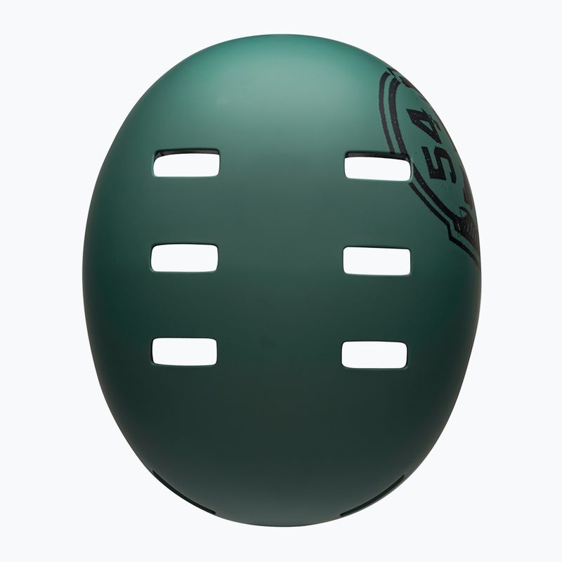 Kask rowerowy Bell Local green black/skull 4