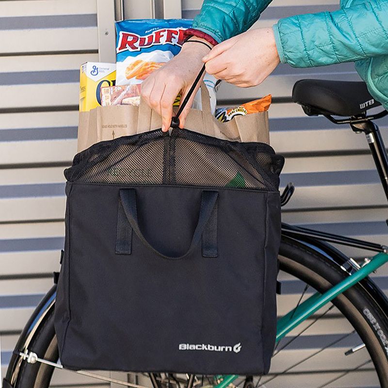 Torba rowerowa na bagażnik Blackburn Local Grocery Pannier 16 l black 4