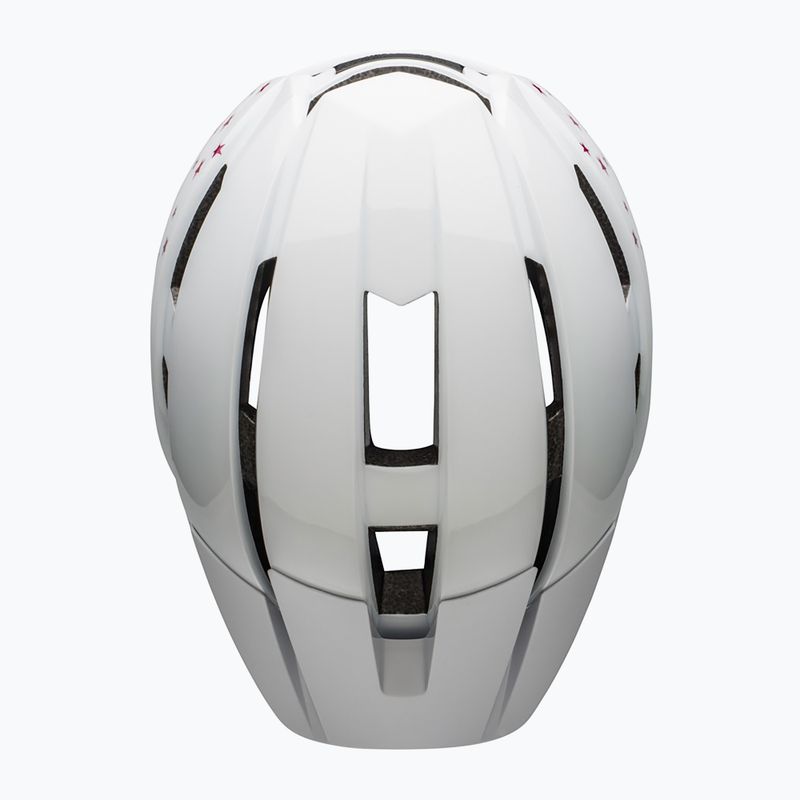 Kask rowerowy dziecięcy Bell Sidetrack II Integrated Mips Jr white stars 4