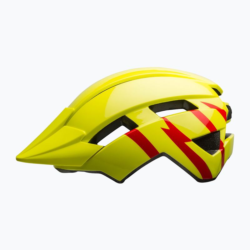 Kask rowerowy dziecięcy Bell Sidetrack II Jr strike gloss hiviz/red 2