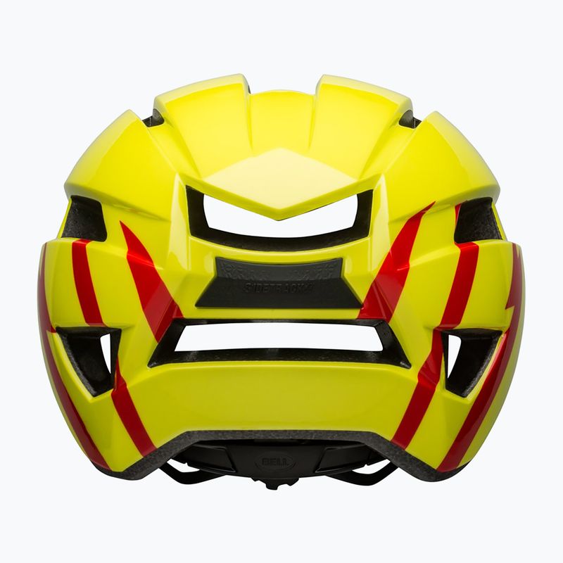 Kask rowerowy dziecięcy Bell Sidetrack II strike gloss hiviz/red 3