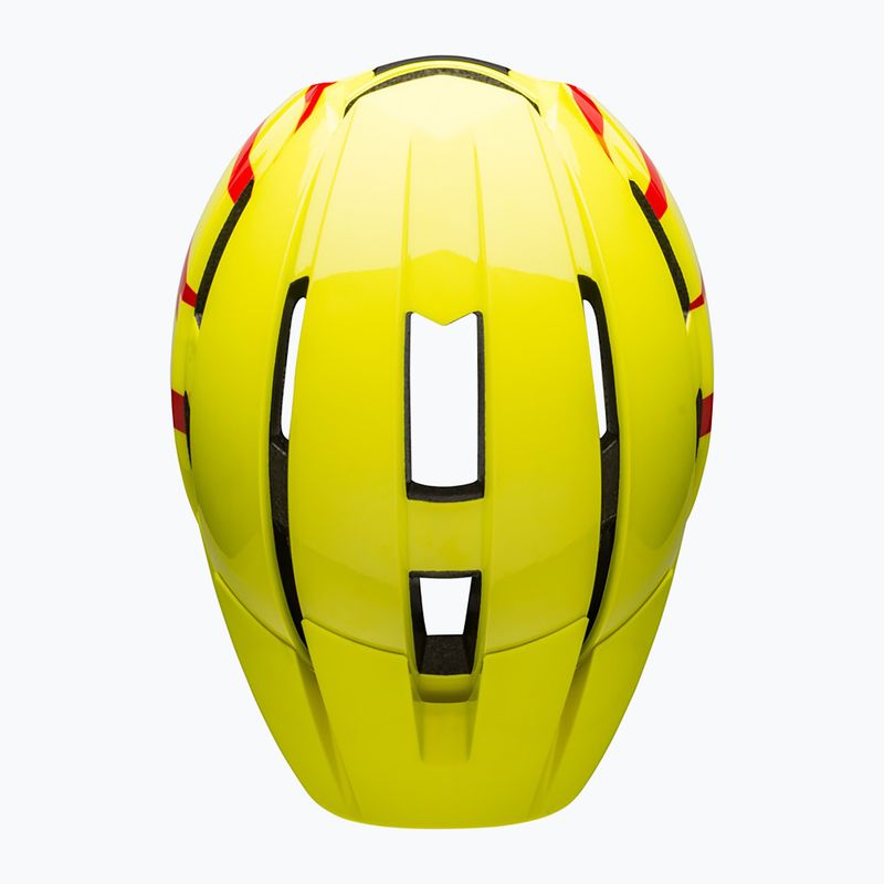 Kask rowerowy dziecięcy Bell Sidetrack II Jr strike gloss hiviz/red 4