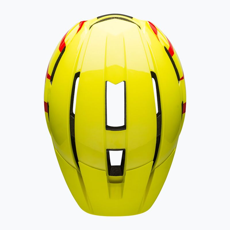 Kask rowerowy dziecięcy Bell Sidetrack II Jr gloss hi-viz/red 4