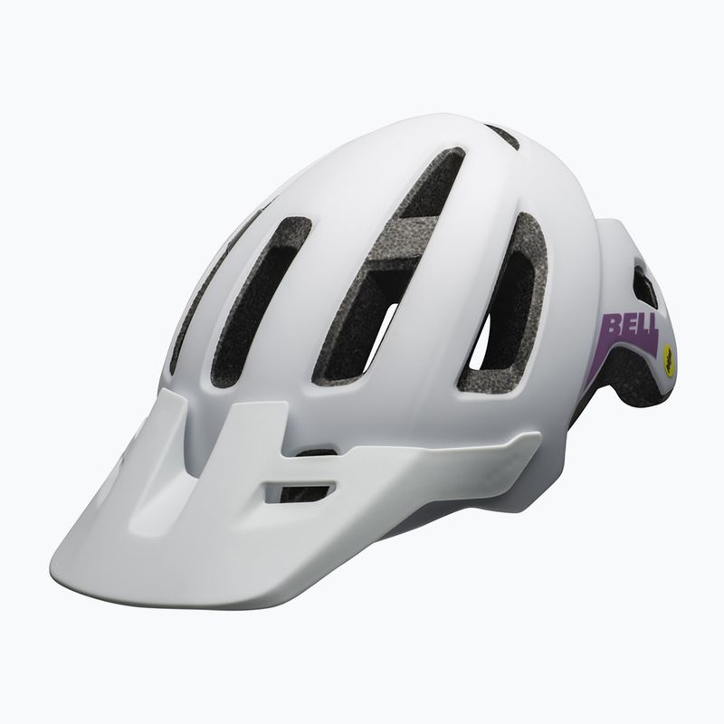 Kask rowerowy Bell Nomad Integrated MIPS matte white/purple