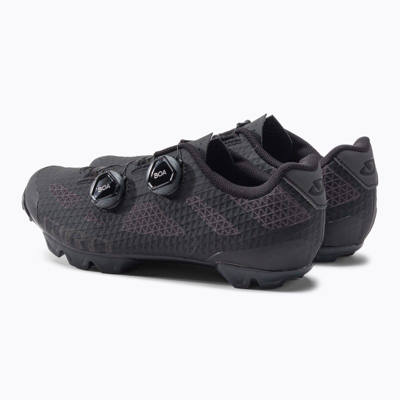 Buty rowerowe MTB męskie Giro Sector black/dark shadow 3