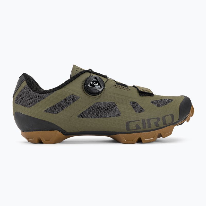 Buty rowerowe MTB męskie Giro Rincon olive gum 2