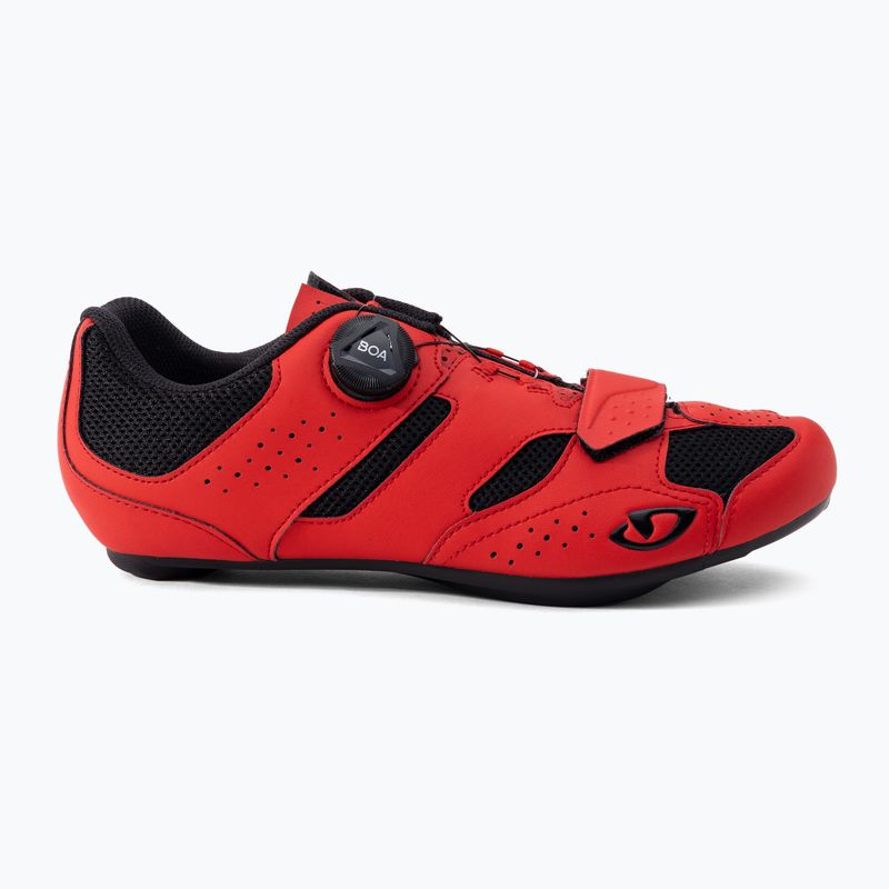 Buty szosowe męskie Giro Savix II bright red 2