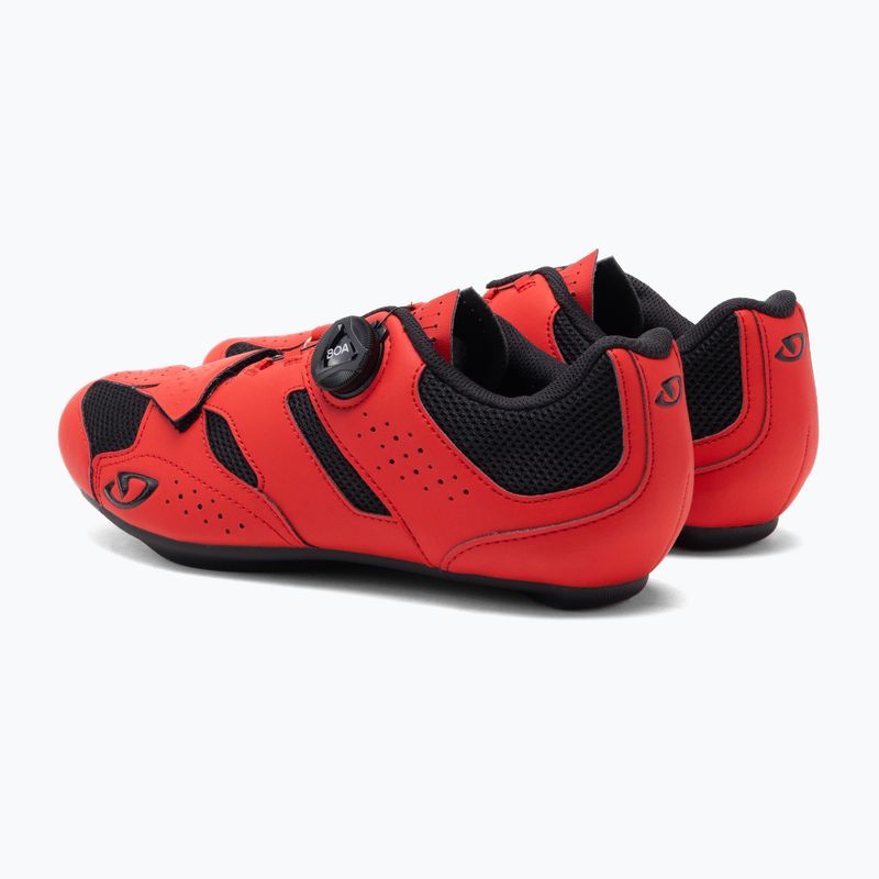 Buty szosowe męskie Giro Savix II bright red 3