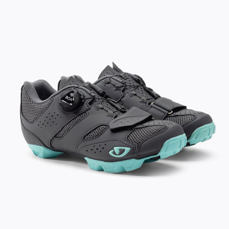 Buty rowerowe MTB damskie Giro Cylinder II dark shadow 5