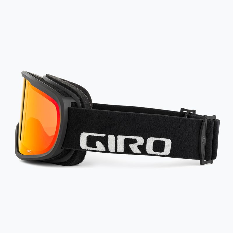 Gogle narciarskie Giro Cruz black wordmark/amber scarlet 4