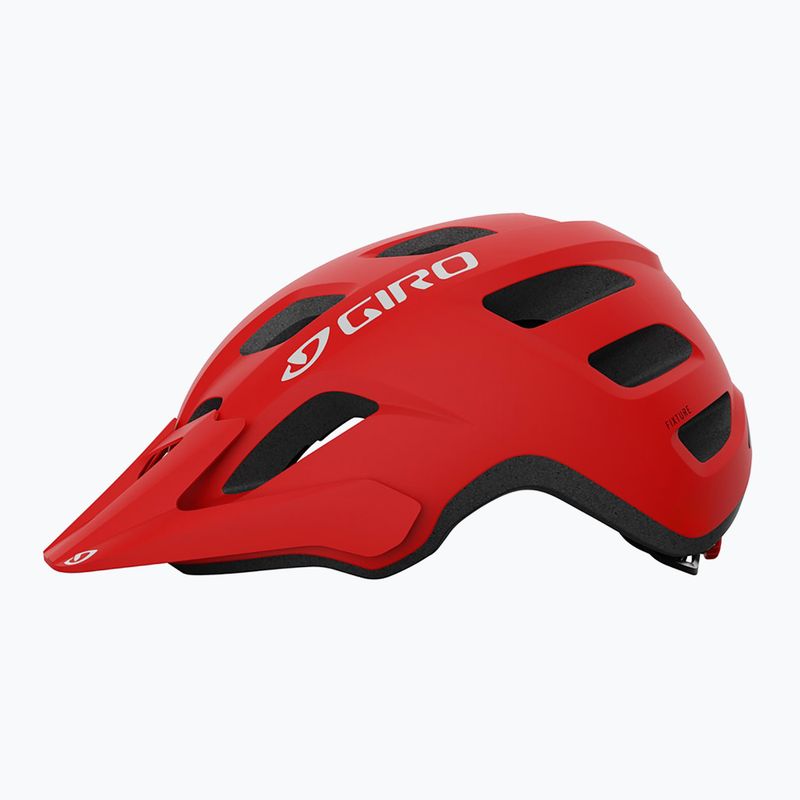 Kask rowerowy Giro Fixture Integrated MIPS matte trim red 2