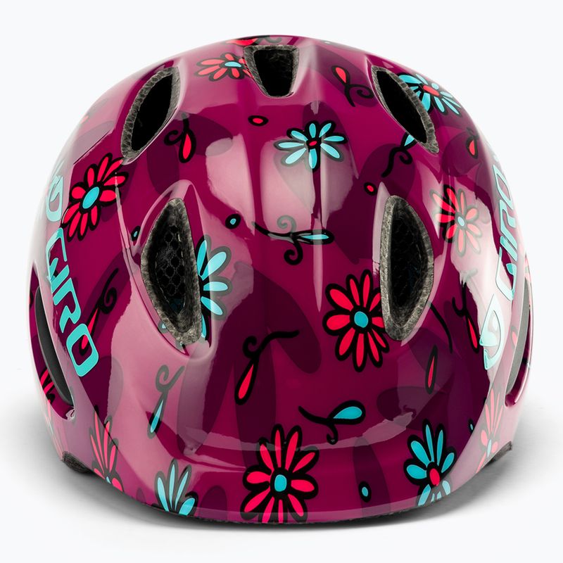 Kask rowerowy dziecięcy Giro Scamp Jr pink street sugar daisies 2