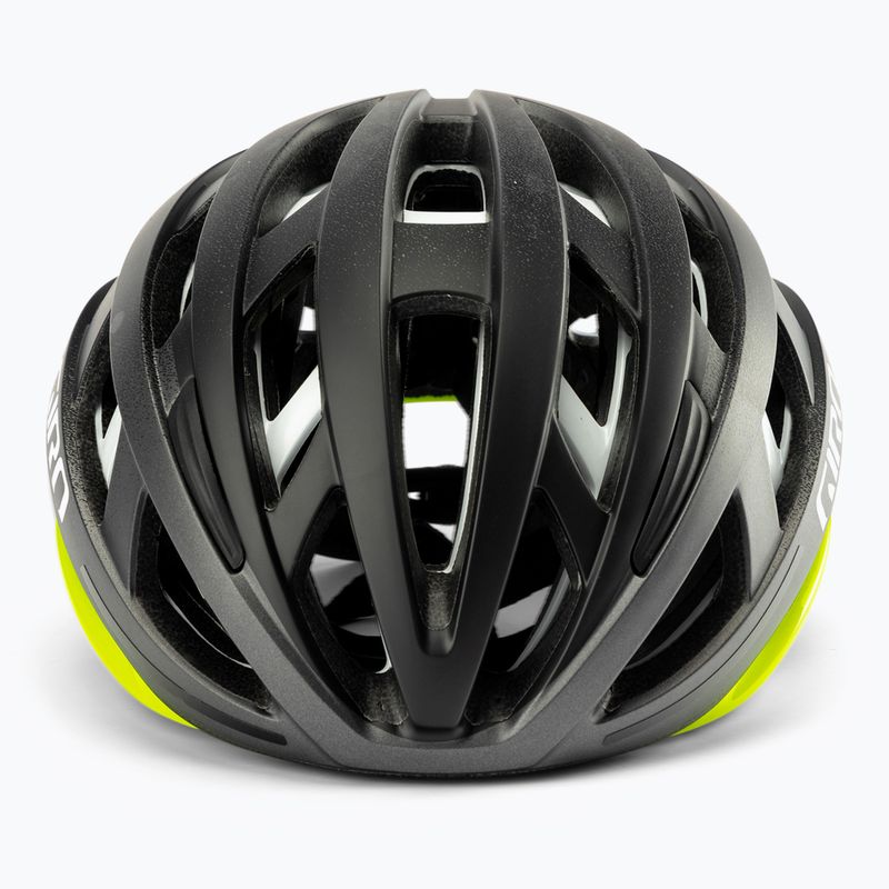 Kask rowerowy Giro Helios Spherical MIPS matte black fade/highlight yellow 2