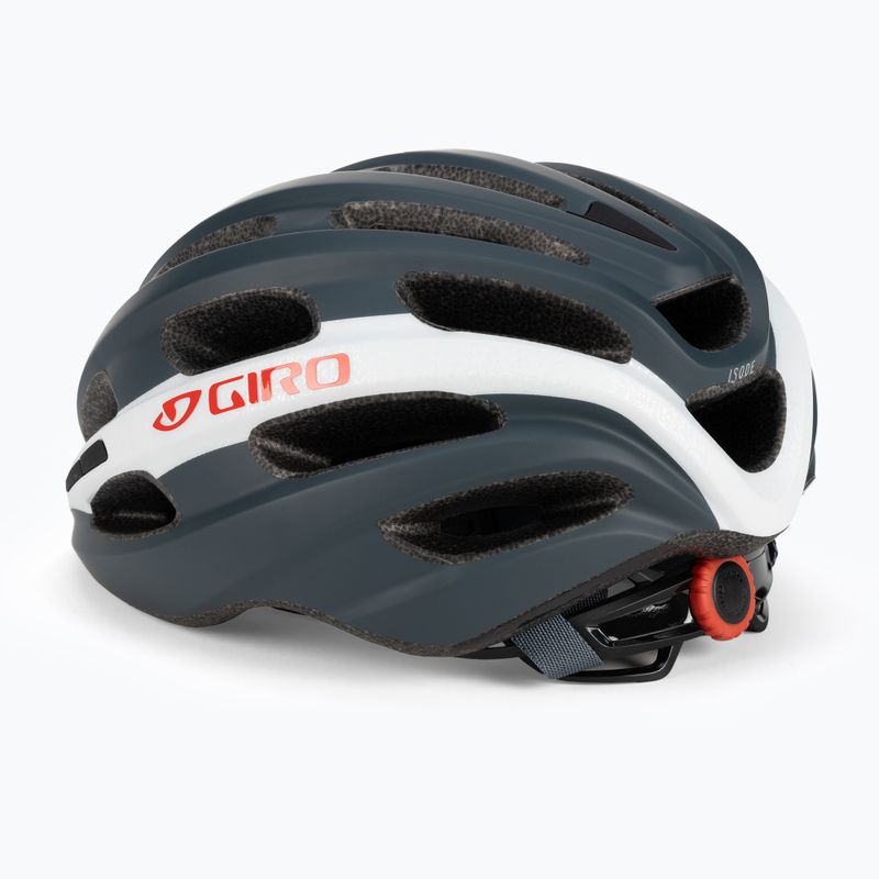 Kask rowerowy Giro Isode matte portaro gray/white/red 4