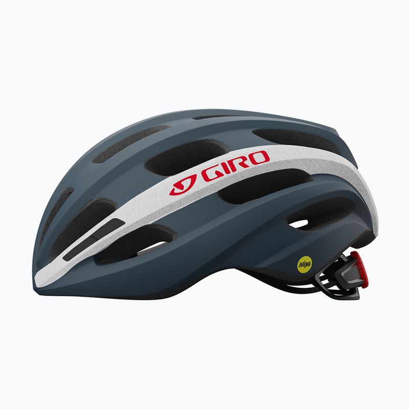 Kask rowerowy Giro Isode matte portaro gray/white/red 6