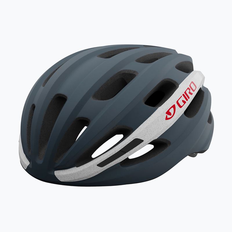 Kask rowerowy Giro Isode matte portaro gray/white/red 7