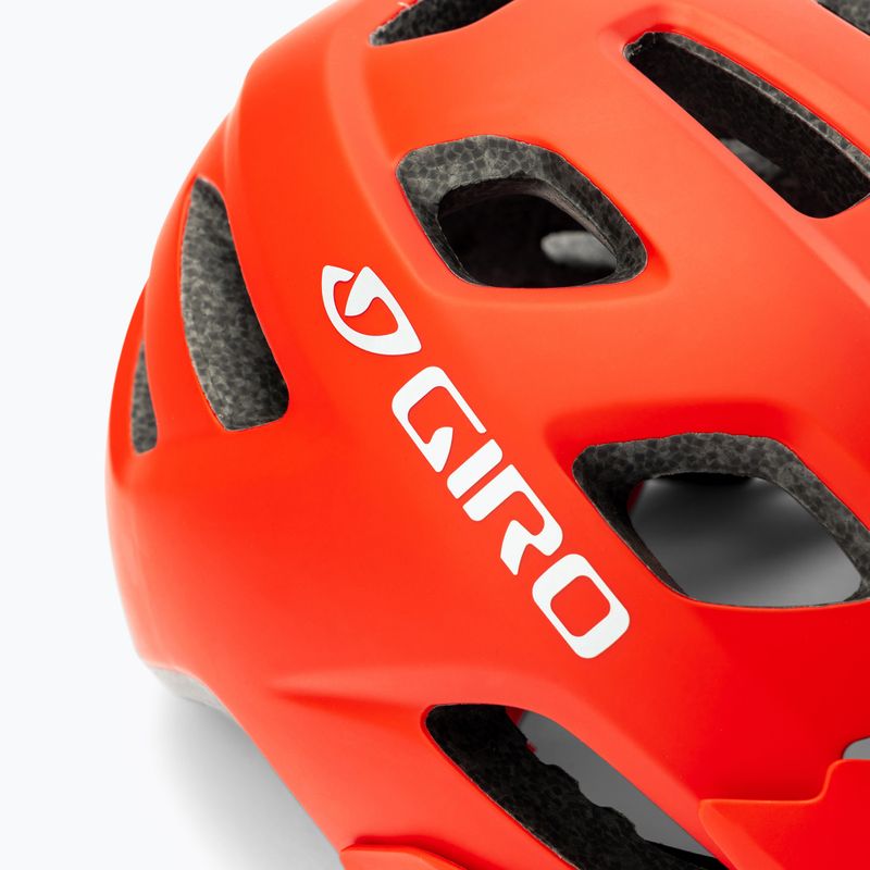 Kask rowerowy Giro Fixture matte trim red 7