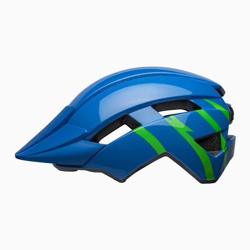 Kask rowerowy dziecięcy Bell Sidetrack II Integrated MIPS Jr gloss blue/green 2