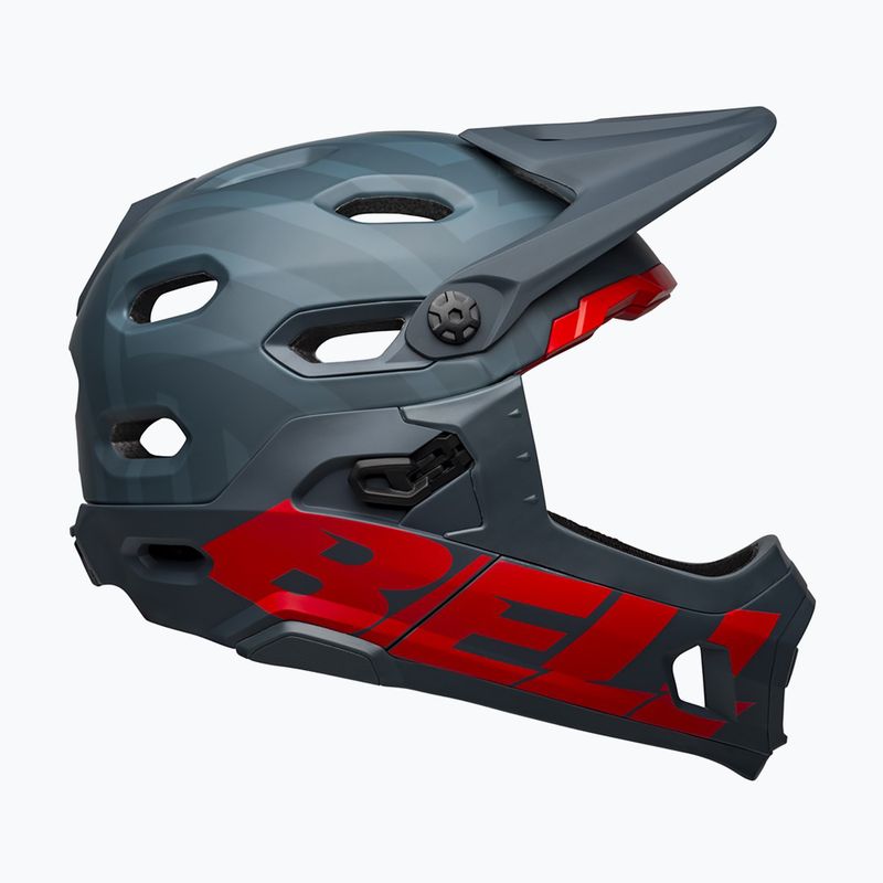 Kask rowerowy Bell FF Super DH MIPS Spherical prime matte blue/crimson 2