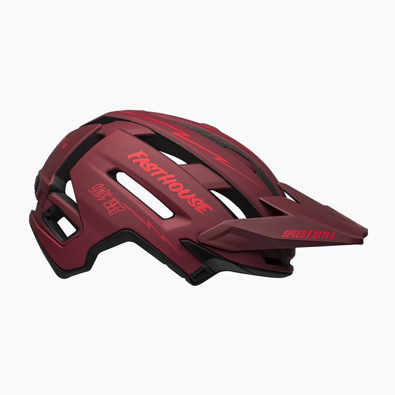 Kask rowerowy Bell FF Super Air R MIPS Spherical matte red black/fasthouse 3