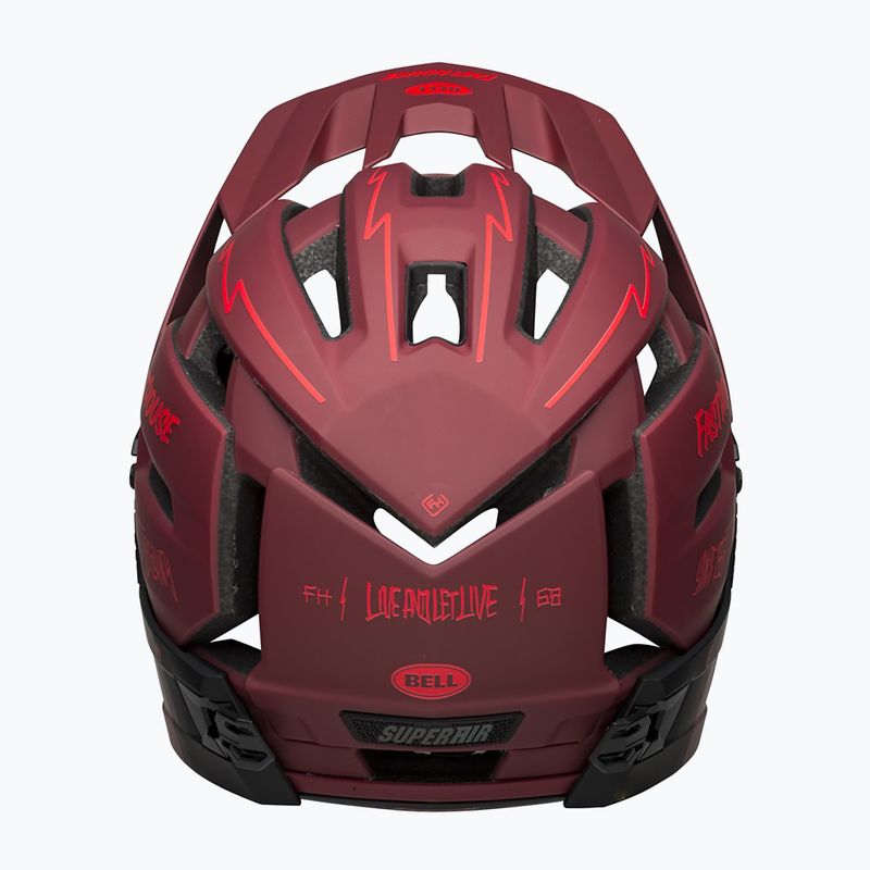 Kask rowerowy Bell FF Super Air R MIPS Spherical matte red black/fasthouse 4