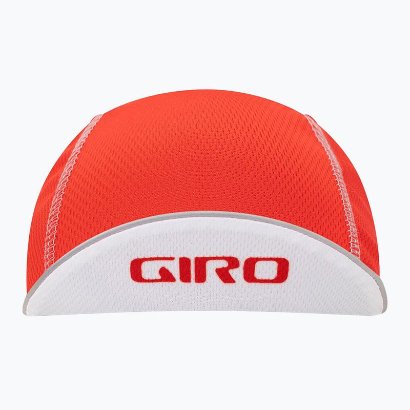 Czapka z daszkiem rowerowa Giro Peloton Cap bright red 2