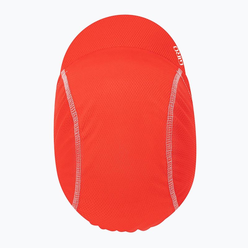 Czapka z daszkiem rowerowa Giro Peloton Cap bright red 3