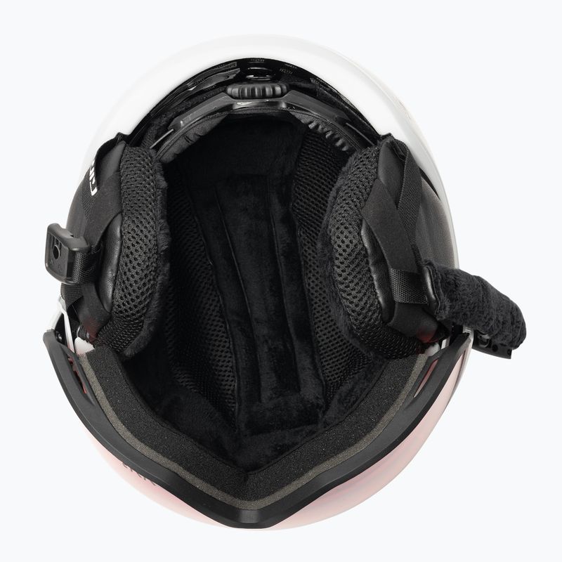 Kask narciarski Giro Orbit Spherical matte light grey/vivid ember 6
