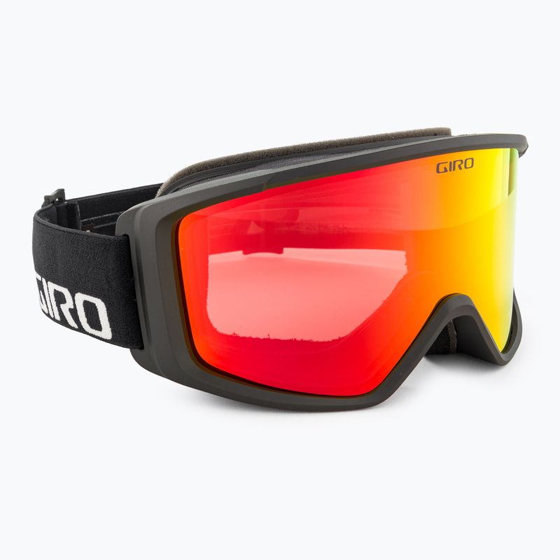 Gogle narciarskie Giro Index 2.0 black wordmark/vivid ember