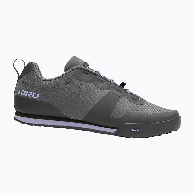Buty rowerowe platformy damskie Giro Tracker Fastlace dark shadow/lavender grey 2