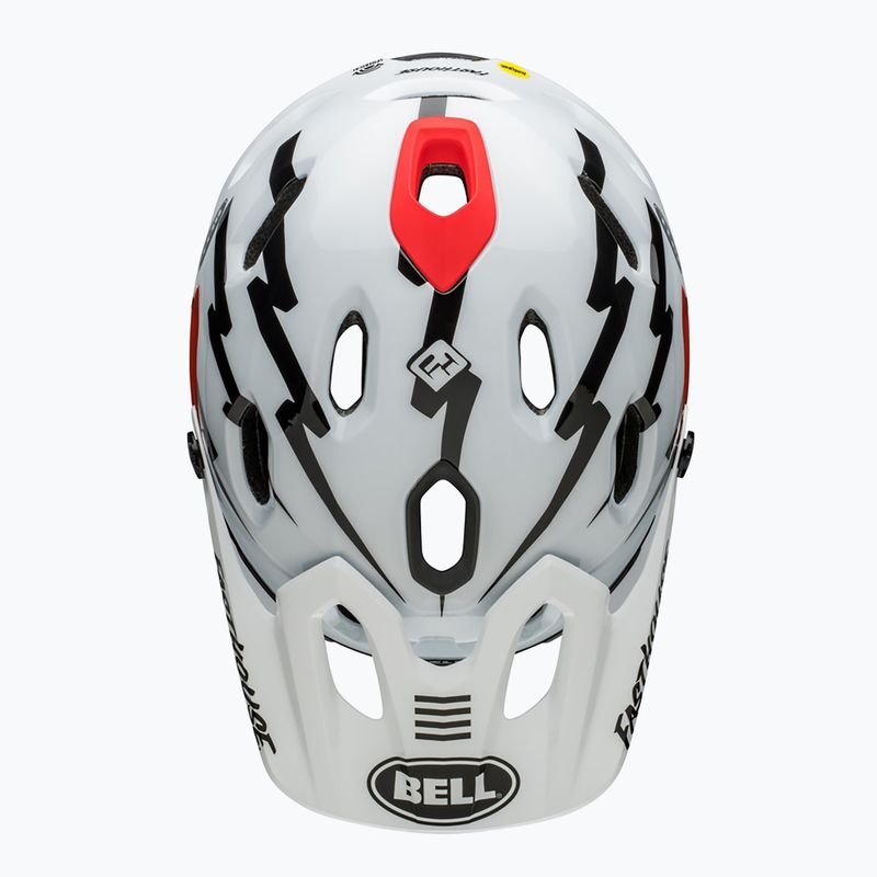 Kask rowerowy Bell FF Super DH MIPS Spherical fasthouse matte gloss black/white 6