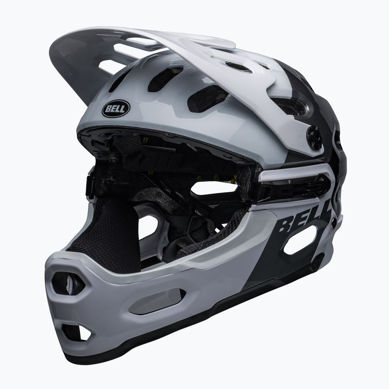 Kask rowerowy Bell Full Face Super 3R MIPS matte white/black