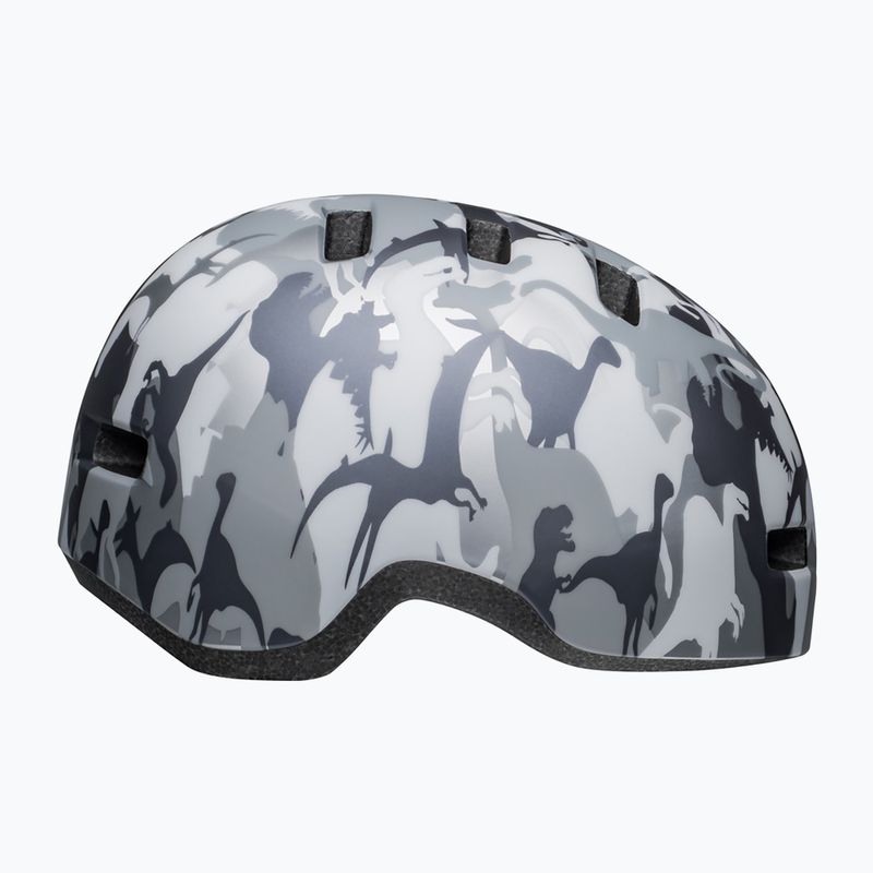 Kask rowerowy dziecięcy Bell Lil Ripper Jr matte gray silver/camosaurus 2