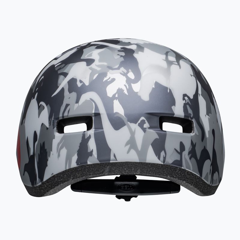 Kask rowerowy dziecięcy Bell Lil Ripper Jr matte gray silver/camosaurus 5