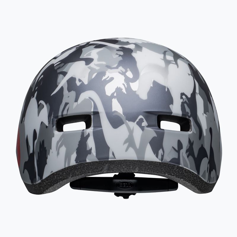 Kask rowerowy dziecięcy Bell Lil Ripper matte gray silver/camosaurus 5