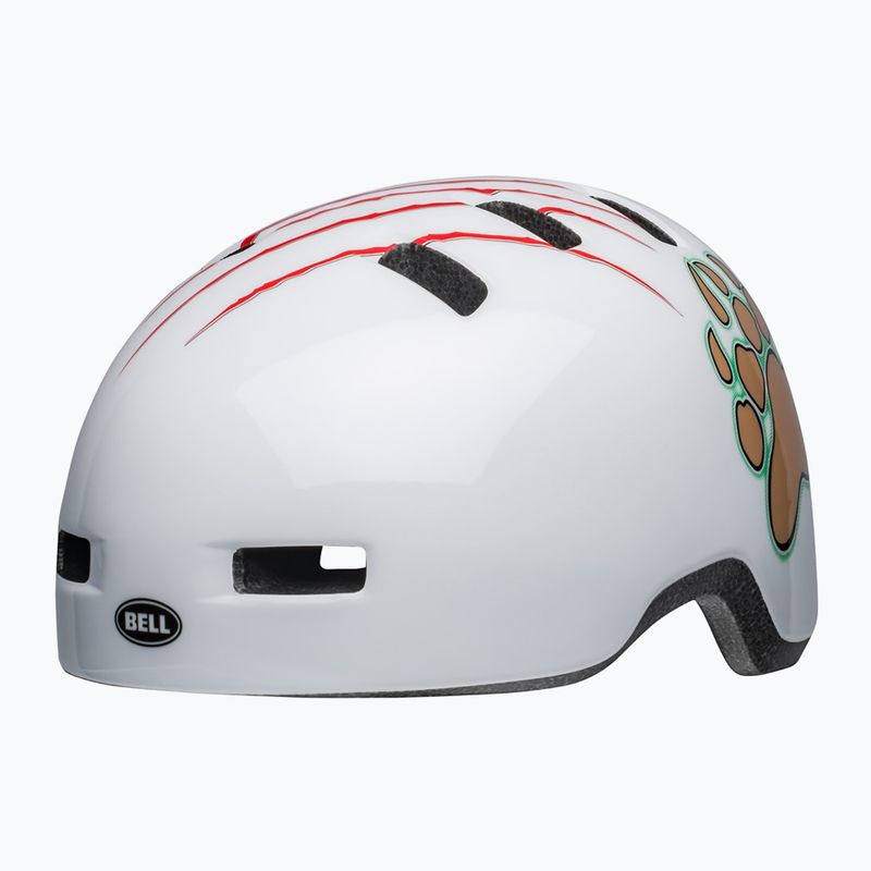 Kask rowerowy dziecięcy Bell Lil Ripper white grizzly