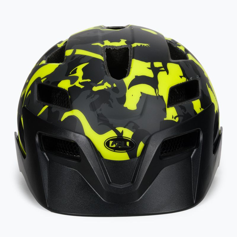 Kask rowerowy dziecięcy Bell Sidetrack matte black camosaurus 2