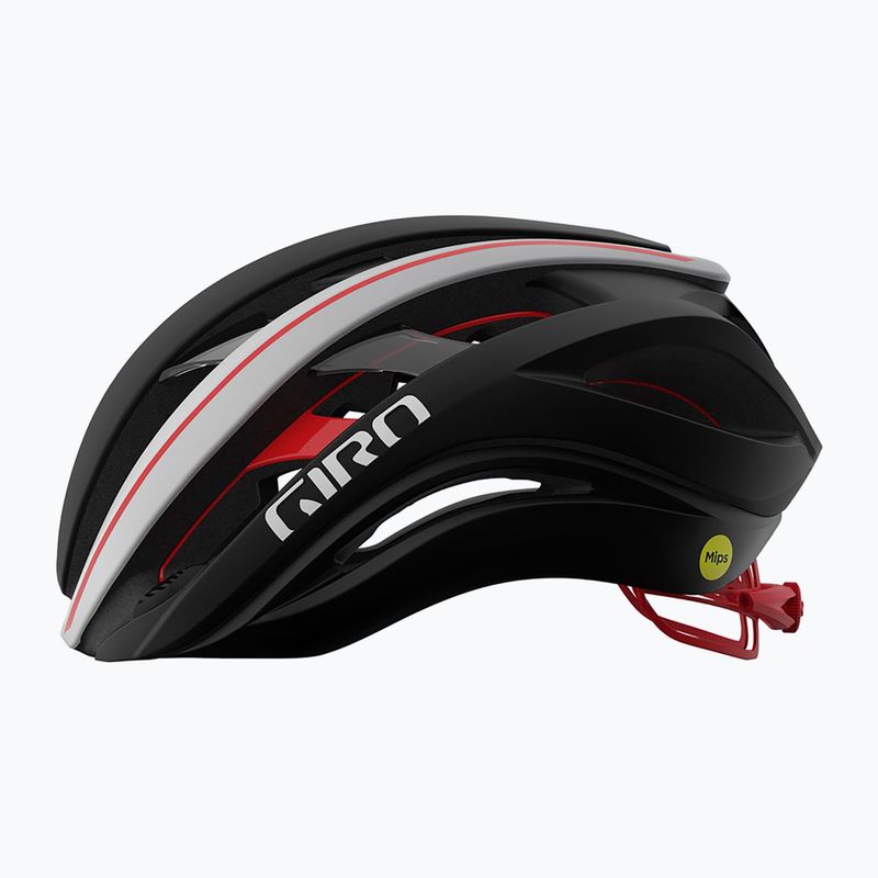 Kask rowerowy Giro Aether Spherical MIPS matte black/white/red 2